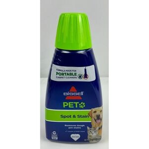 Bissell Pet Spot & Stain Carpet Cleaner Portable Formula 32 oz Bottle